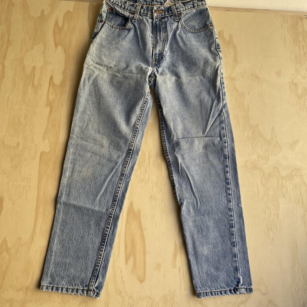 Jordache Jeans Womens 9 Light Wash Blue High Rise Tapered‎ Mom Denim Pants